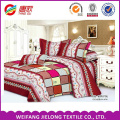 100 polyester flowers printed queen size comfoter bedding set
